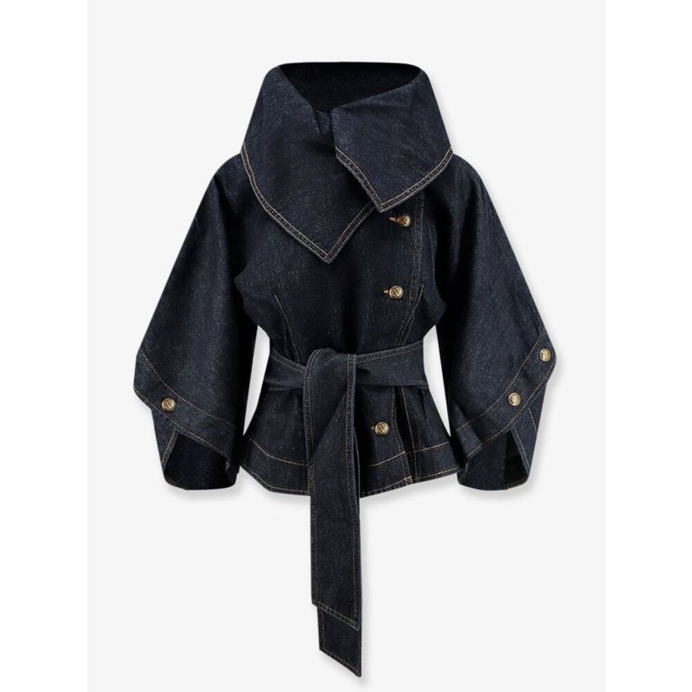 Zimmermann Women Valiant Blue Denim Jacket